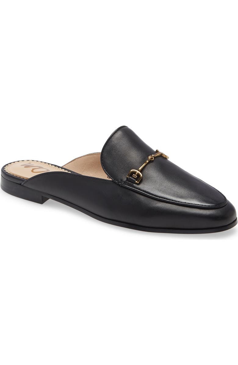 Sam Edelman Linnie Mule - Wide Width Available, Main, color, Black Smooth
