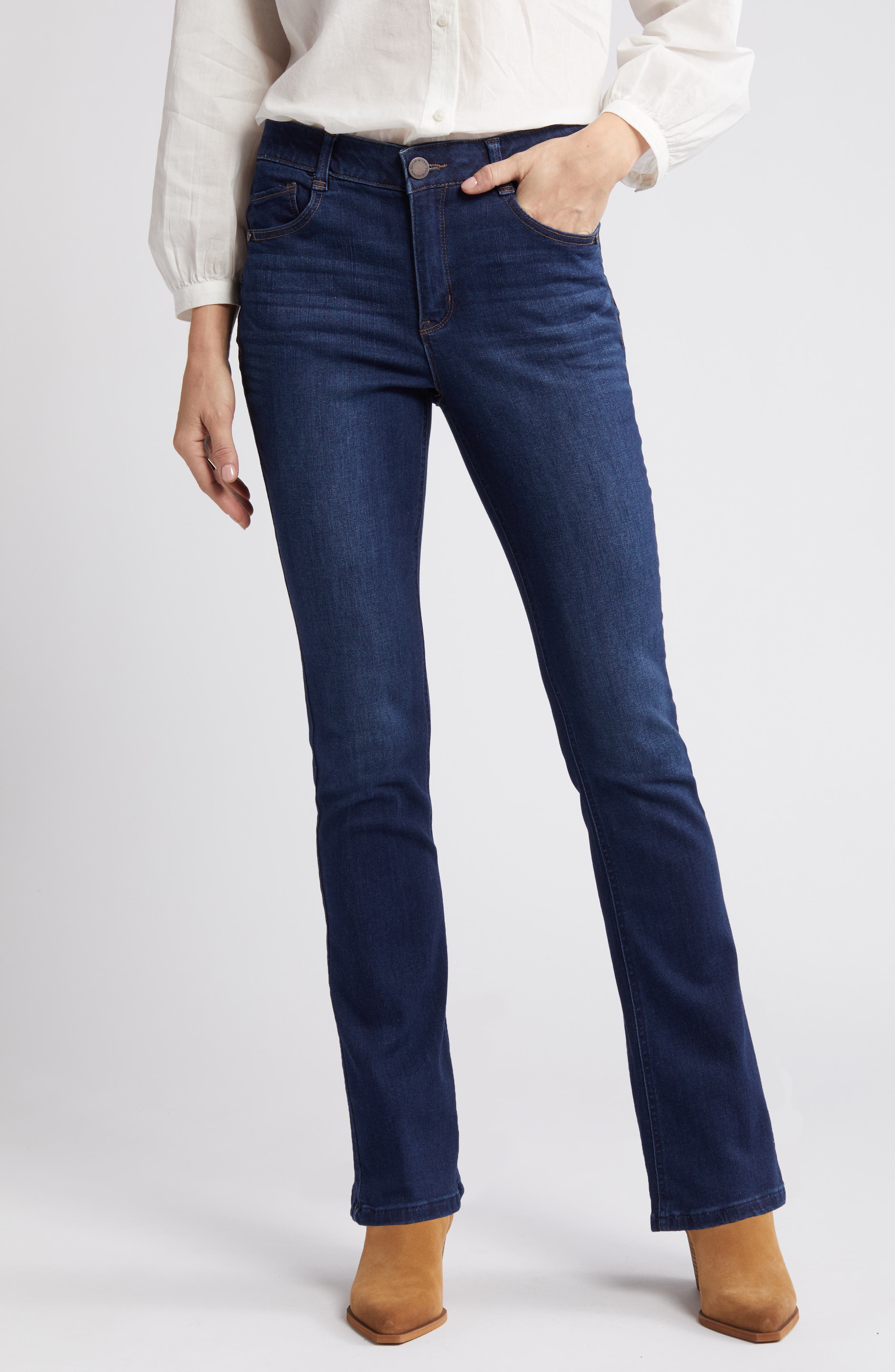 Женские Wit & Wisdom Brittany High Waist Baby Bootcut Jeans — фото 7