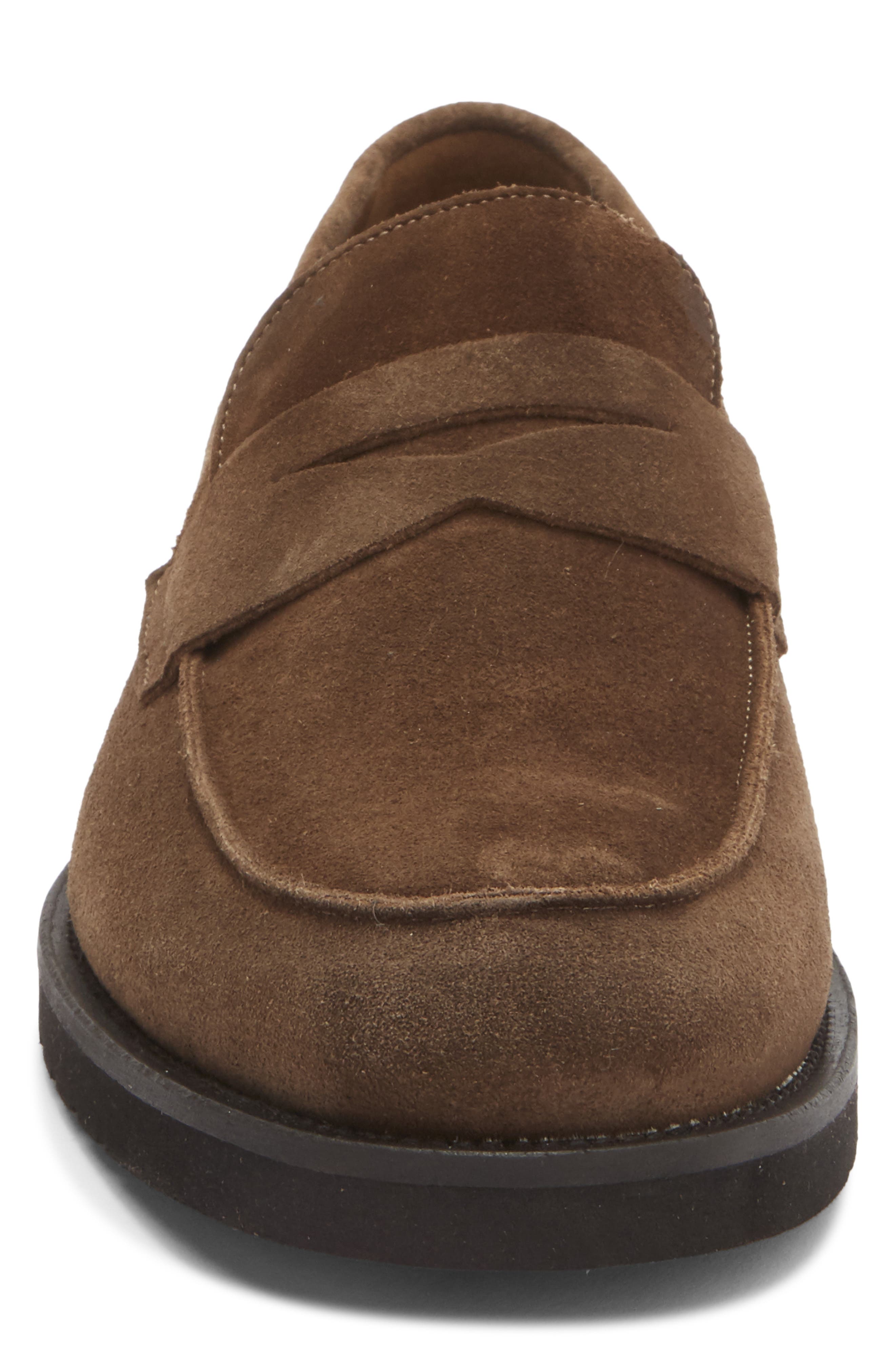 TO BOOT NEW YORK Memphis Penny Loafer, Alternate, color, Suede Tabacco