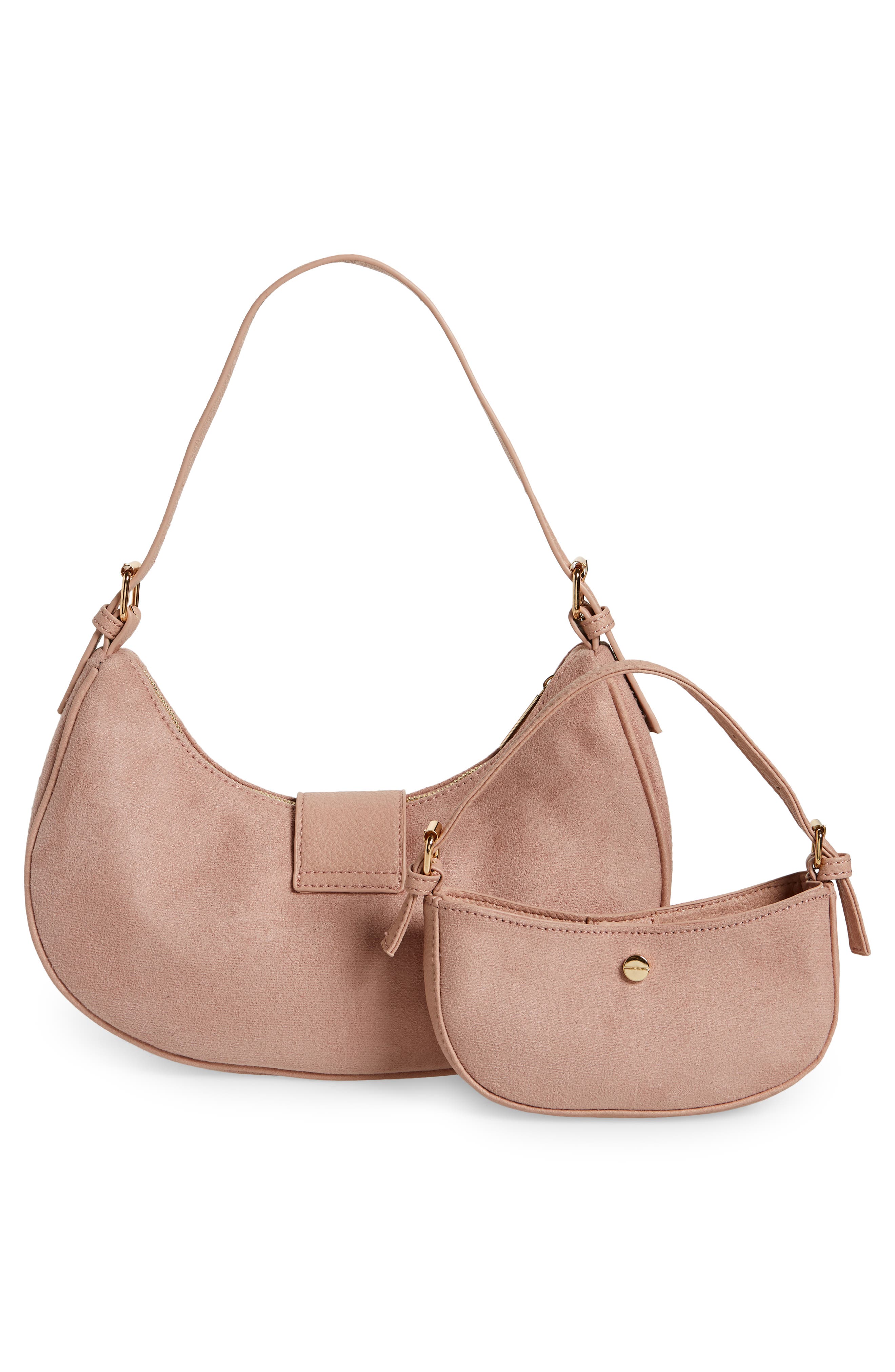 Shay Mom & Me Vegan Leather Two-Piece Handbag Set, Alternate, color, BLUSH