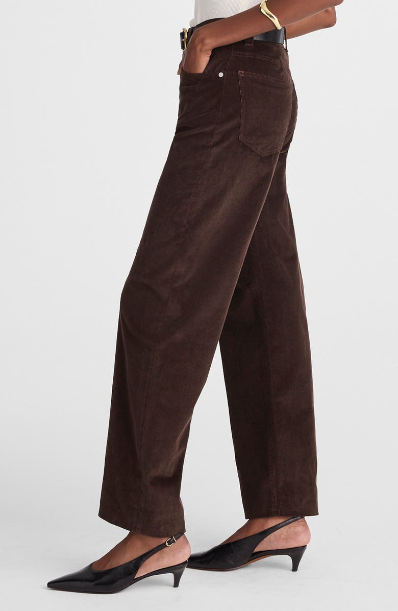 Madewell High Waist Balloon Corduroy Pants, Alternate, color, 