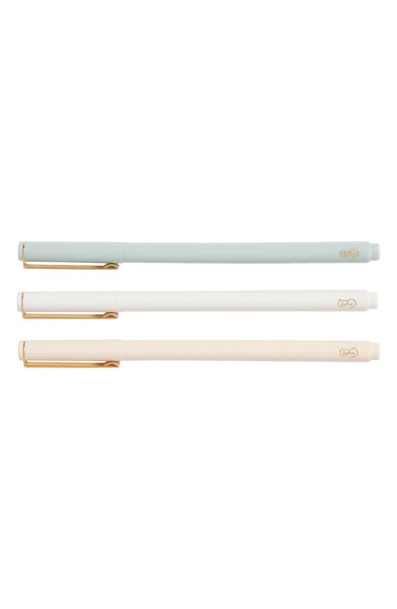 Sugar Paper 3-Pack Felt Pens, Alternate, color, White