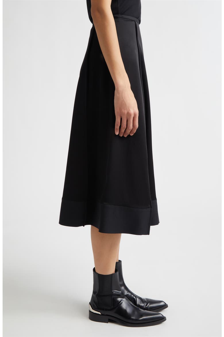 Panelled Skirt, Alternate, color, BLACK