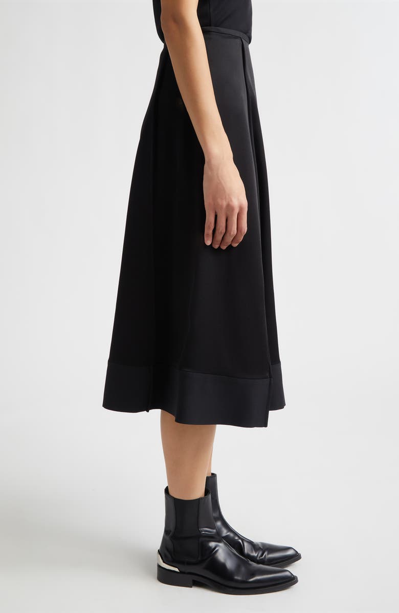 Jil Sander Panelled Skirt, Alternate, color, Black