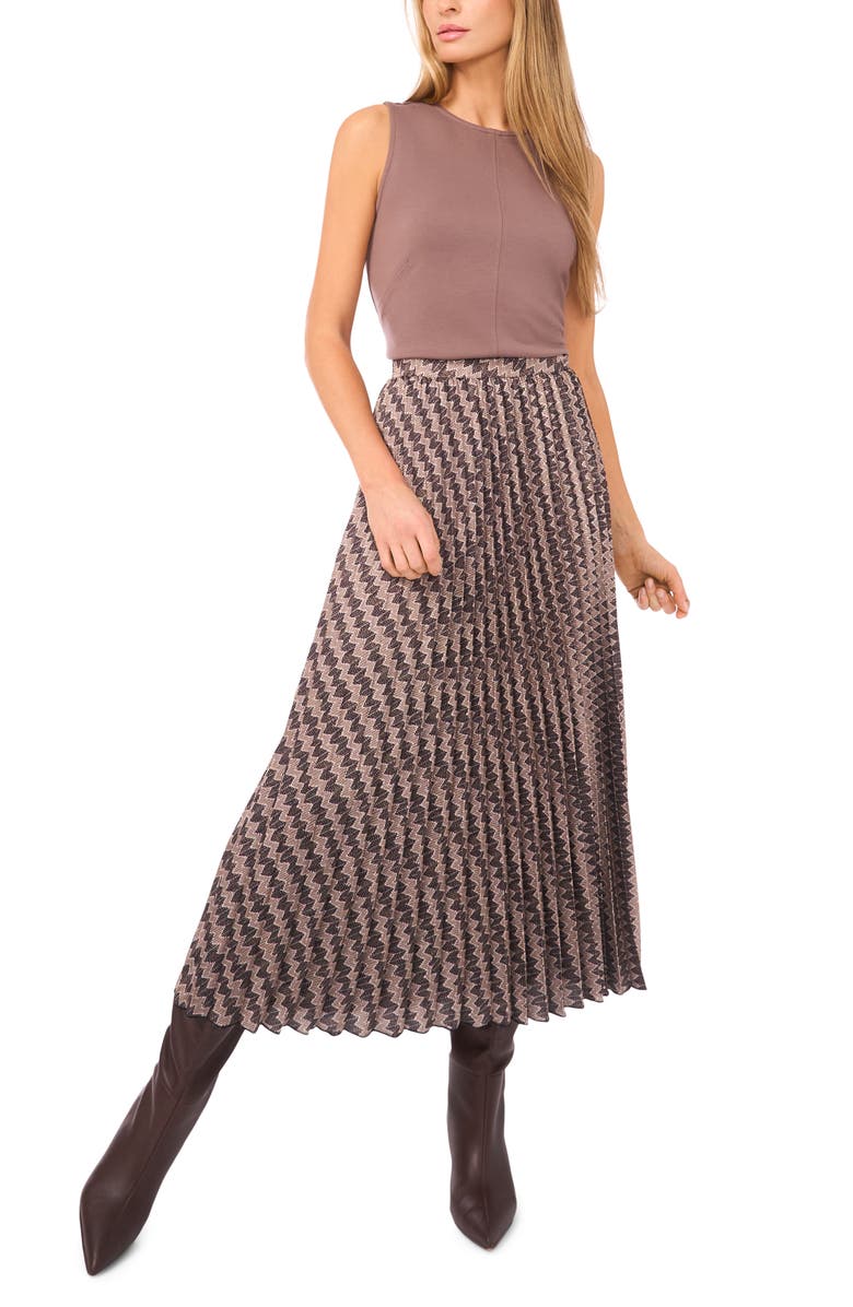 Halogen<sup>®</sup> Crewneck Tank, Alternate, color, Mink Taupe