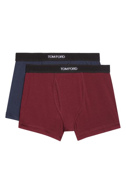 2-Pack Cotton Jersey Boxer Briefs