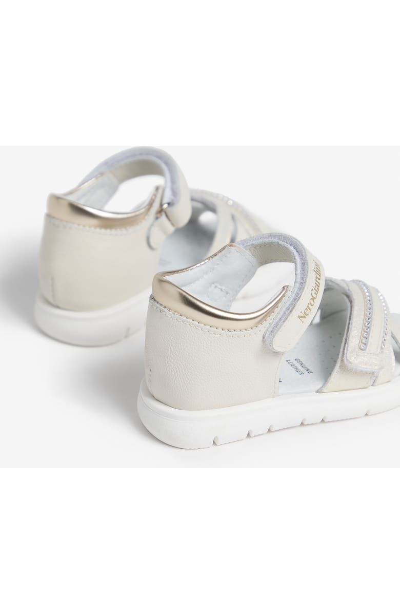 NeroGiardini Sporty Sandal, Alternate, color, Beige/ Gold