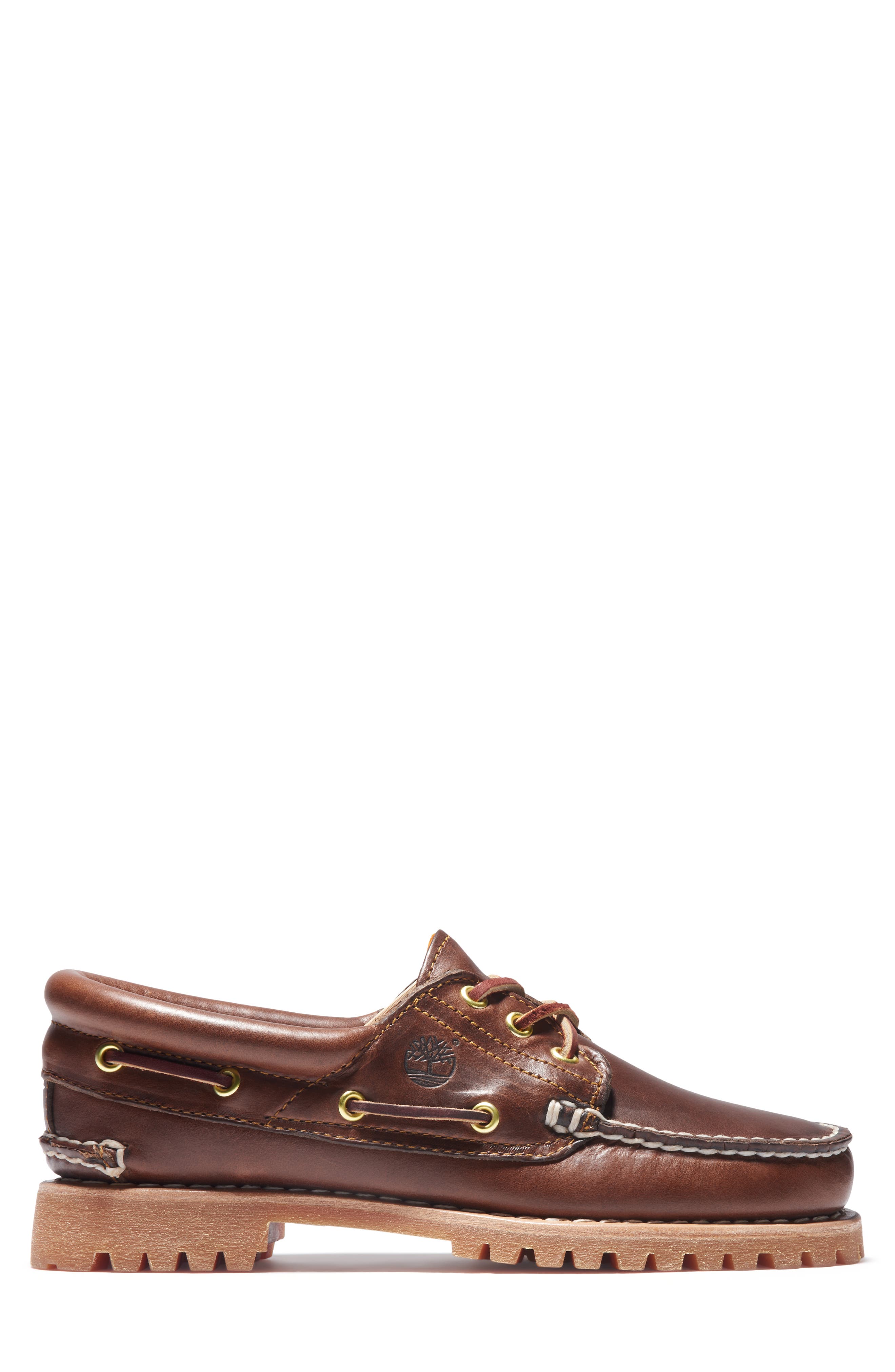 Timberland 'Noreen' Boat Shoe, Alternate, color, Brown Leather