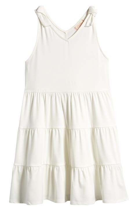 Kids' Tie Strap Tiered Sundress (Big Kid)