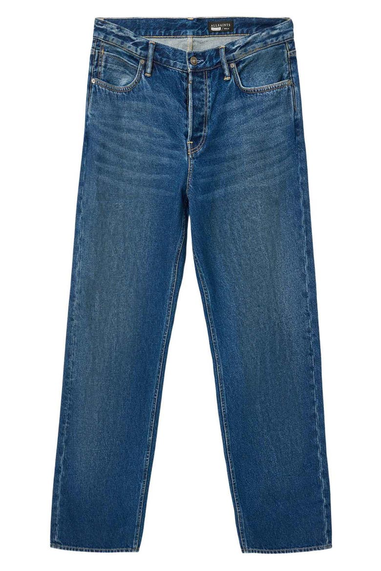 Mullen Straight Leg Jeans, Alternate, color, WORN INDIGO BLUE