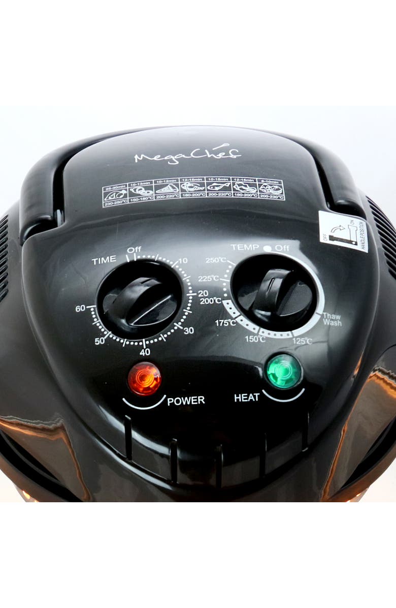 Megachef Multipurpose Countertop Halogen Oven Air Fryer/Rotisserie/Roaster, Alternate, color, Black