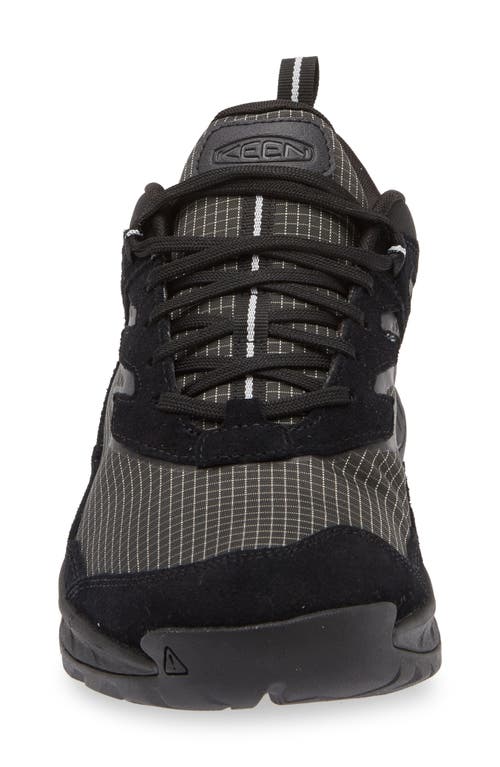 Keen Hightrail Exp Waterproof Hiking Sneaker In Black/magnet