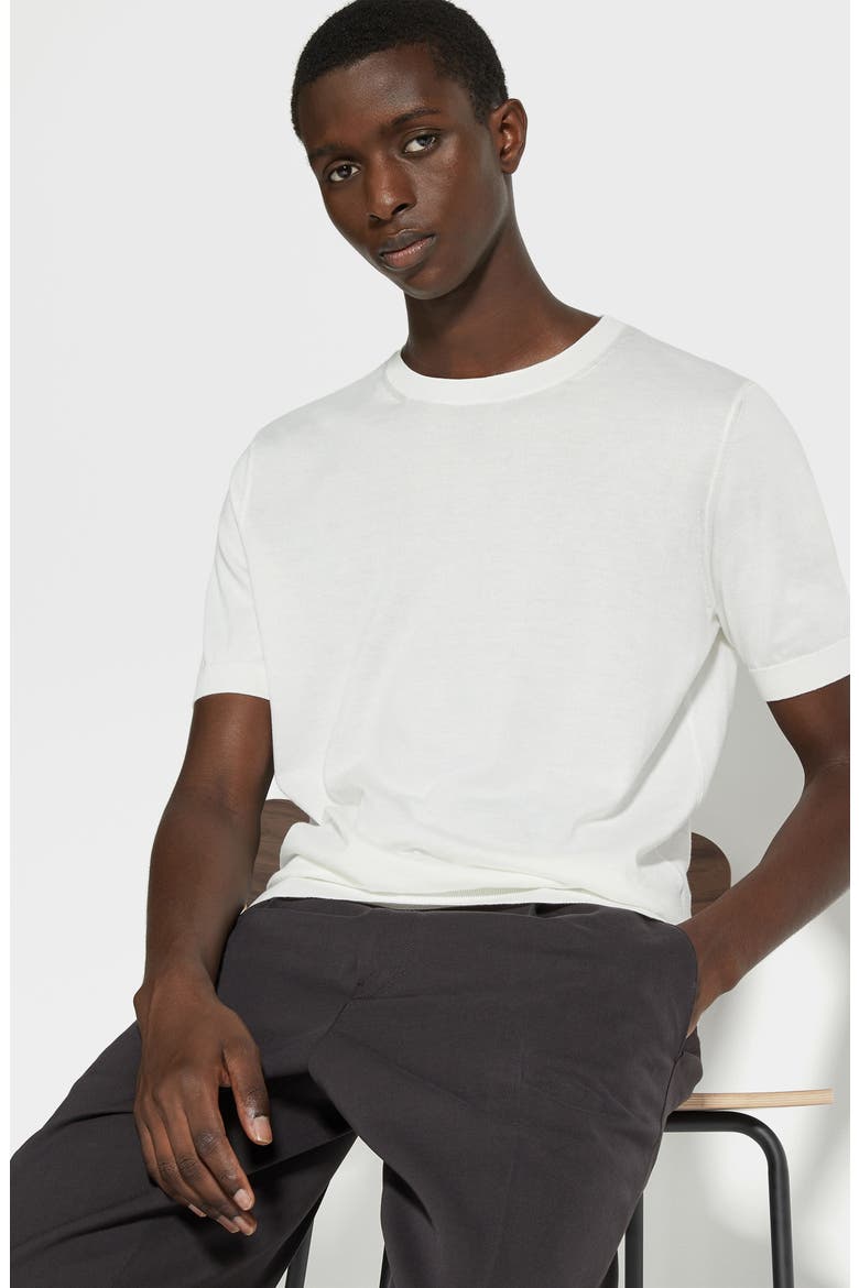 Short Sleeve Premium Cotton T-Shirt, Alternate, color, WHITE