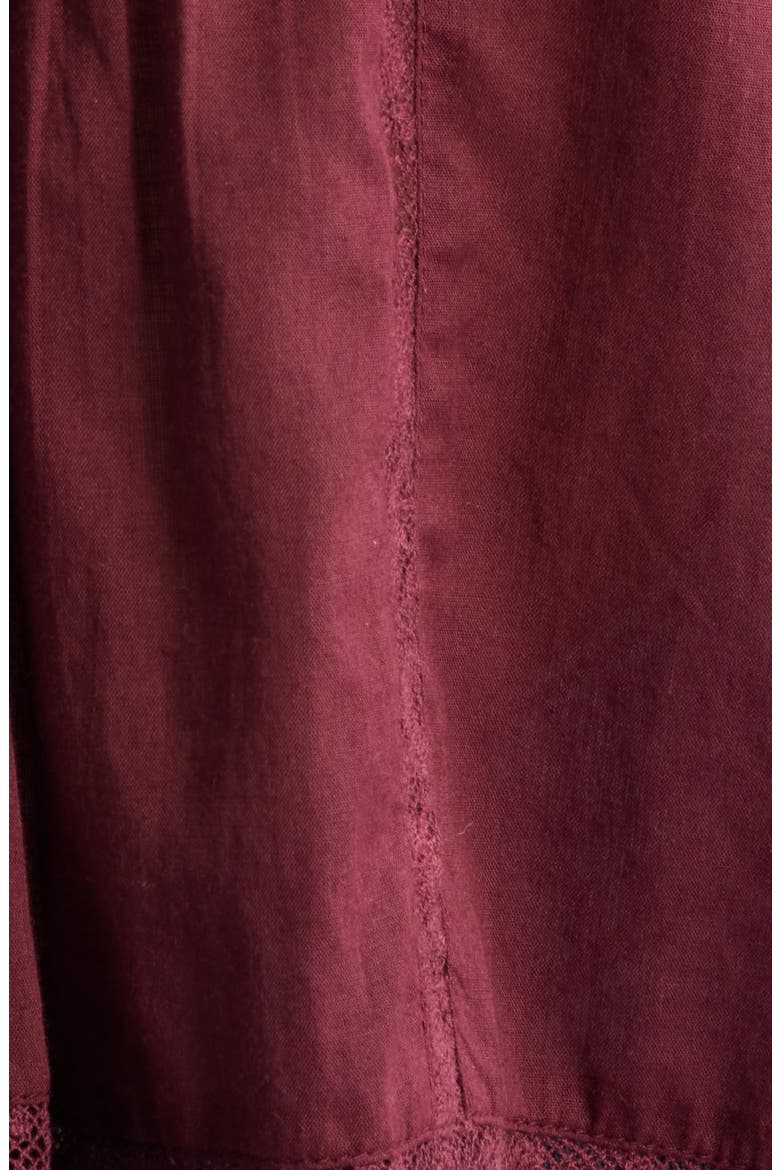 Romilly Ruffle & Lace Top, Alternate, color, SPICED BERRY
