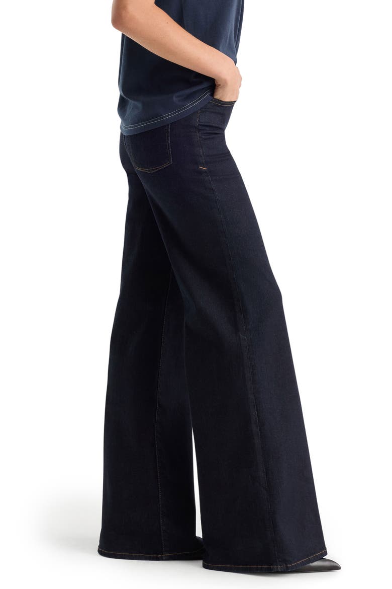 Good Waist High Waist Palazzo Wide Leg Jeans, Alternate, color, RINSE