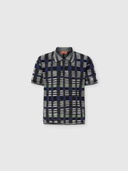 Missoni Cotton And Viscose Polo Shirt With Check Pattern