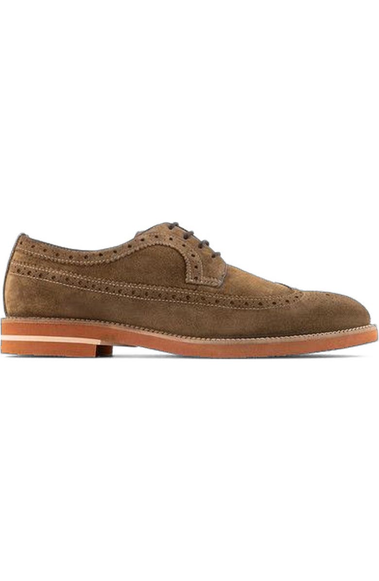 Anthony Veer Hamilton Wingtip Derby, Main, color, Cigar Suede