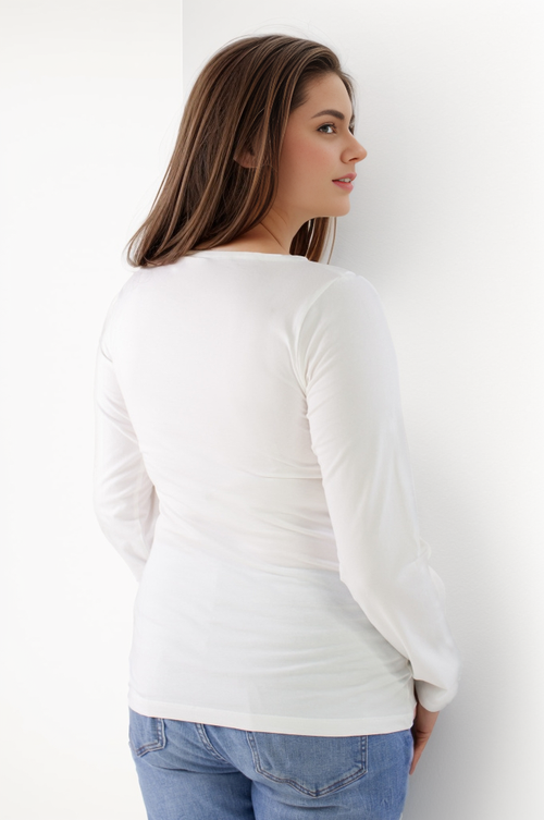 The Bshirt Womens Long Sleeve Nursing Top