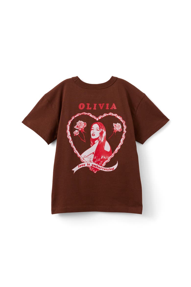 License Drop Shoulder Short Sleeve Tee, Alternate, color, Olivia Rodrigo Rocky Road
