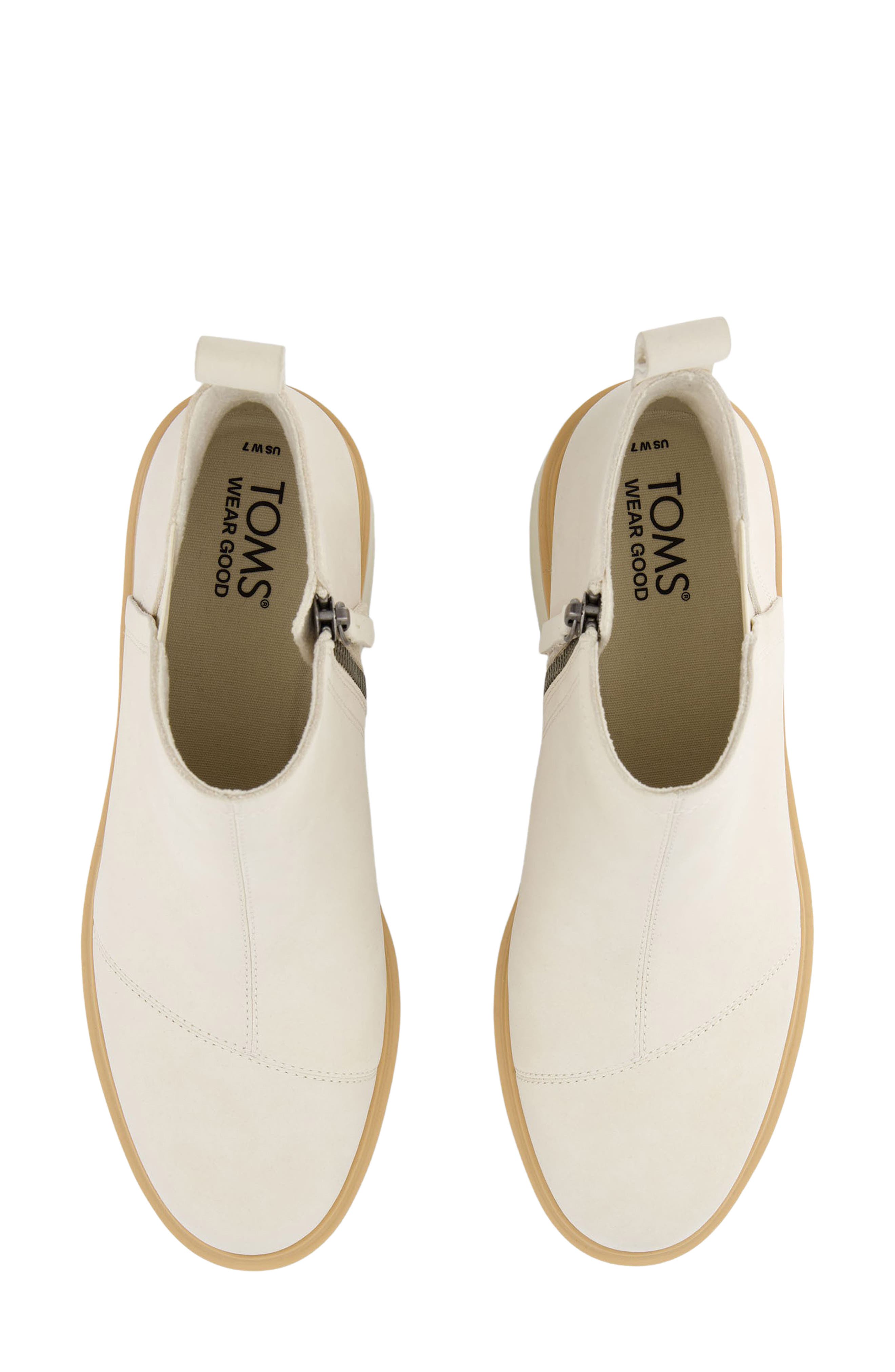 TOMS Maude Wedge Bootie, Alternate, color, Natural