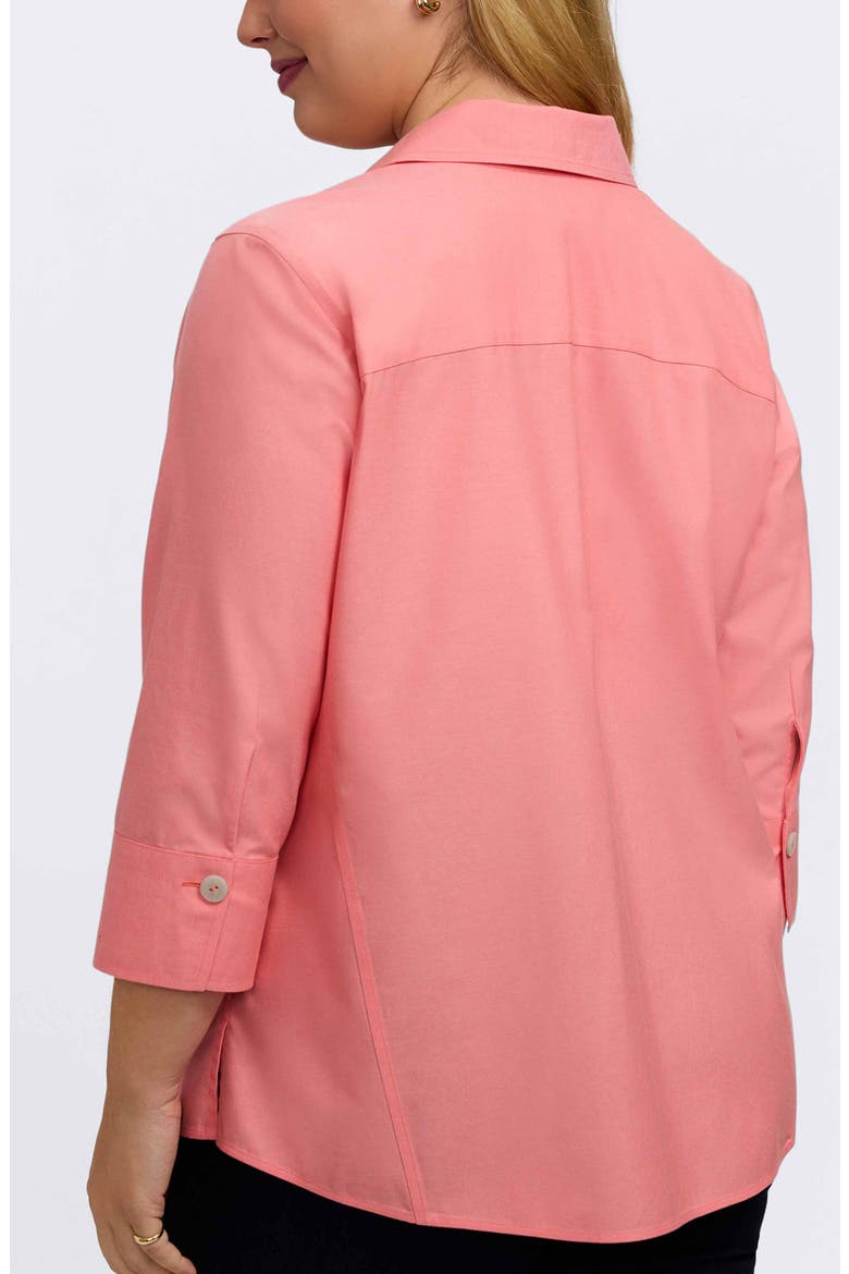 Paityn Non-Iron Button-Up Shirt, Alternate, color, CORAL REEF