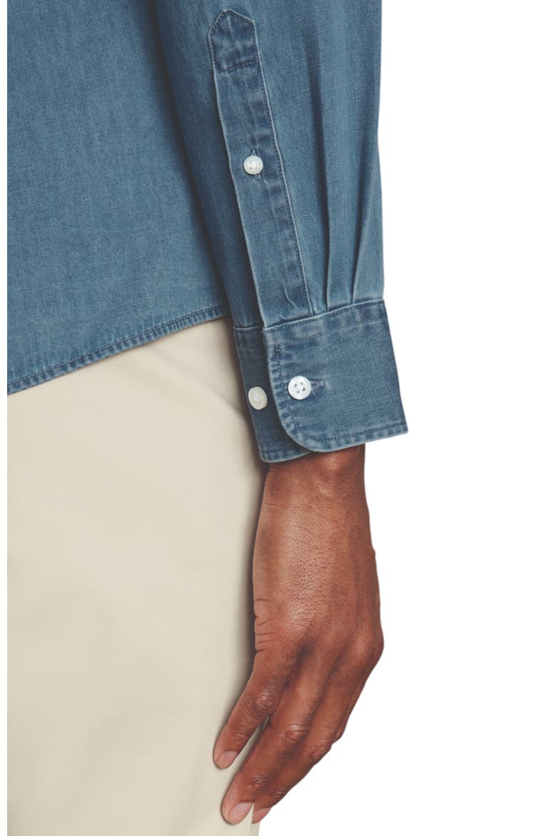 Denim Shirt, Alternate, color, Ocean Blue