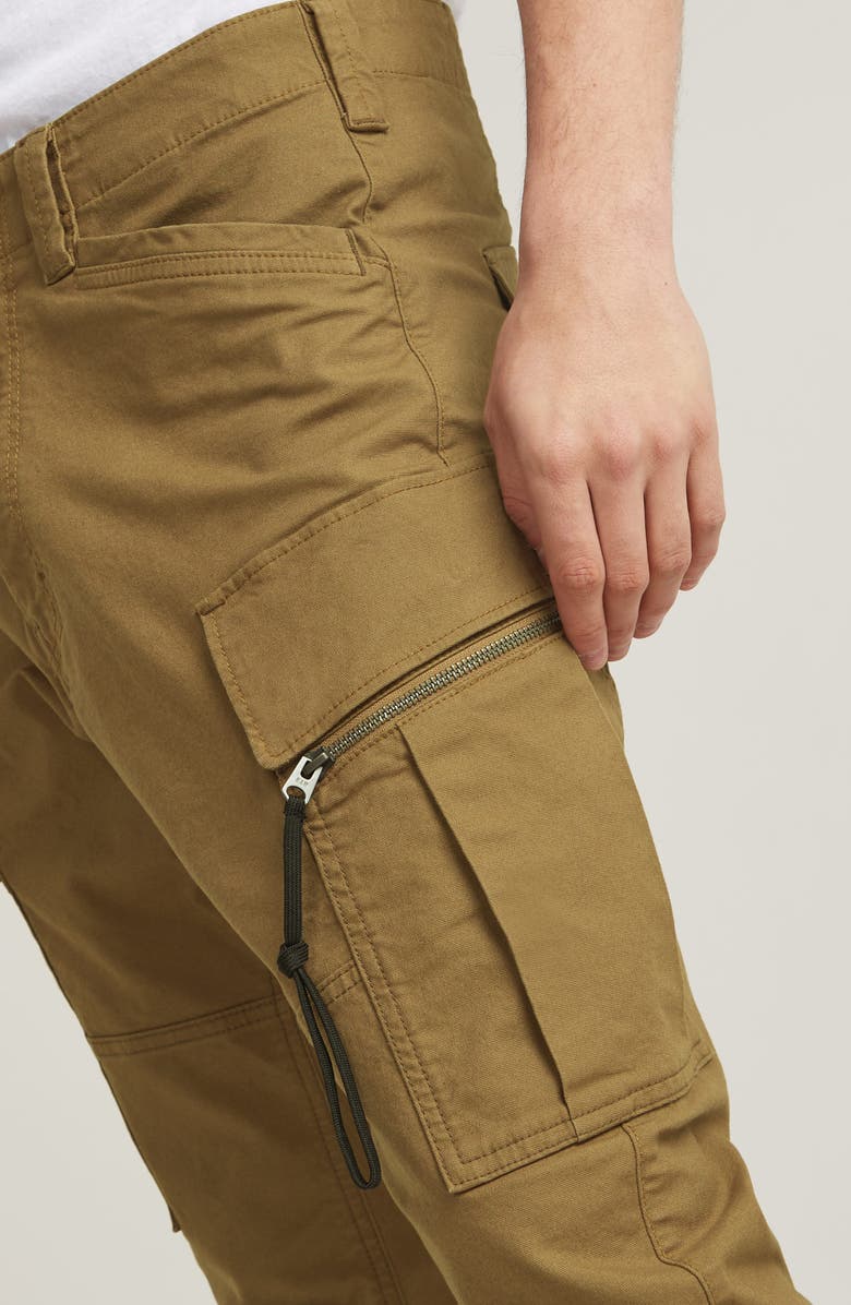G-STAR Zip 3D Skinny Stretch Cotton Cargo Pants, Alternate, color, 