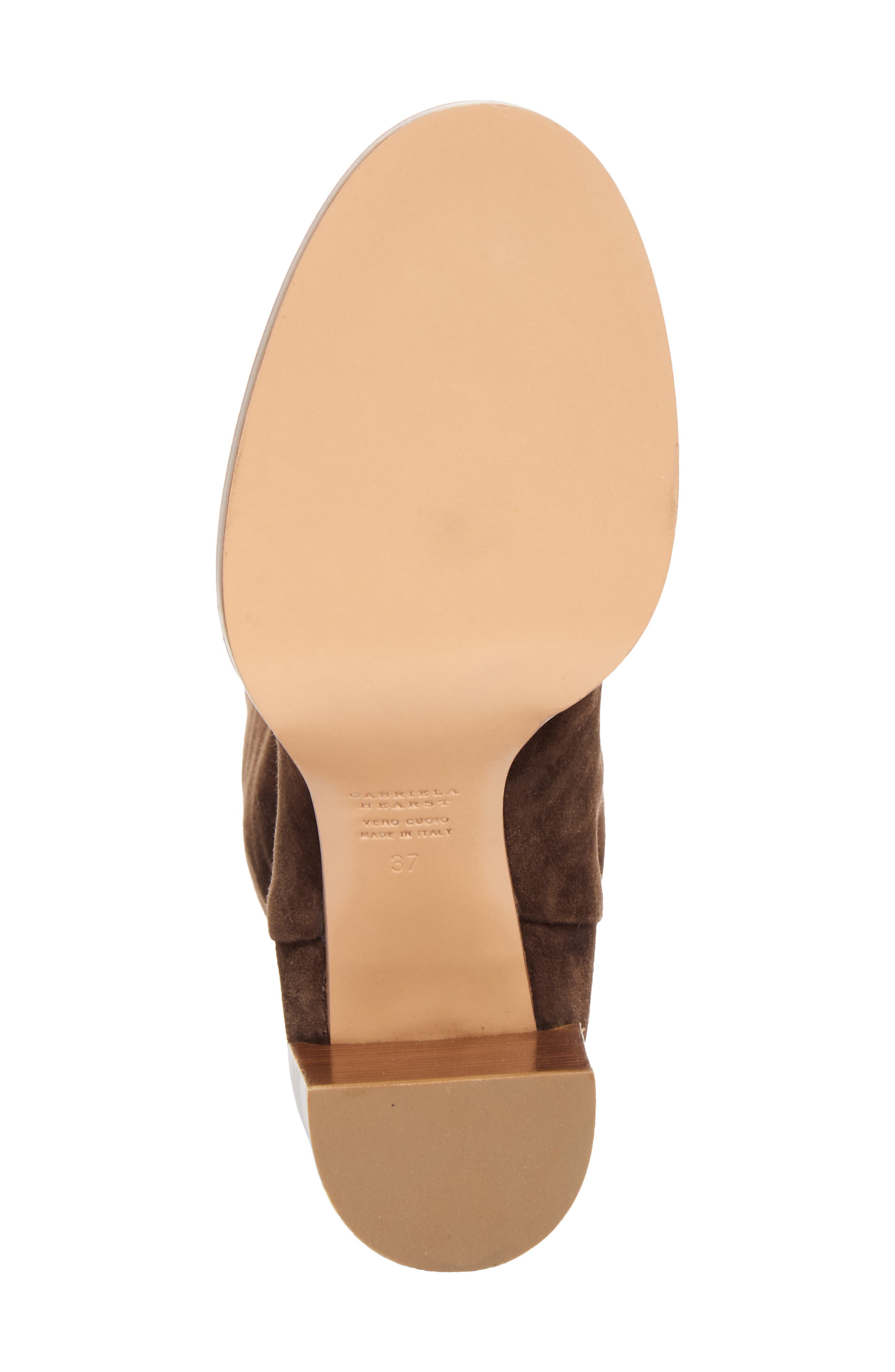 Bocca Suede Knee High Boot, Alternate, color, DARK CHOCOLATE