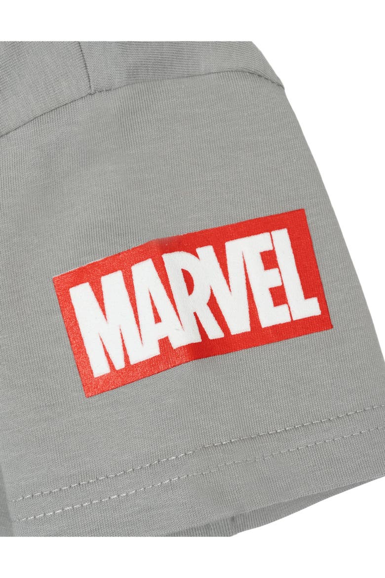 Spidey and His Amazing Friends 2-Piece T-Shirt and Fleece Pants Set, Alternate, color, Cool Gray Red