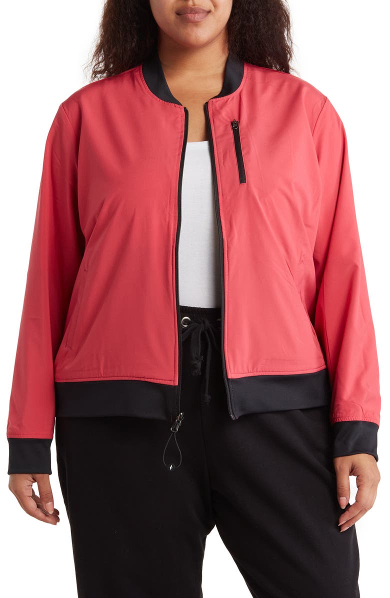 SKECHERS Skechweave Linear Floral Reversible Jacket, Alternate, color,