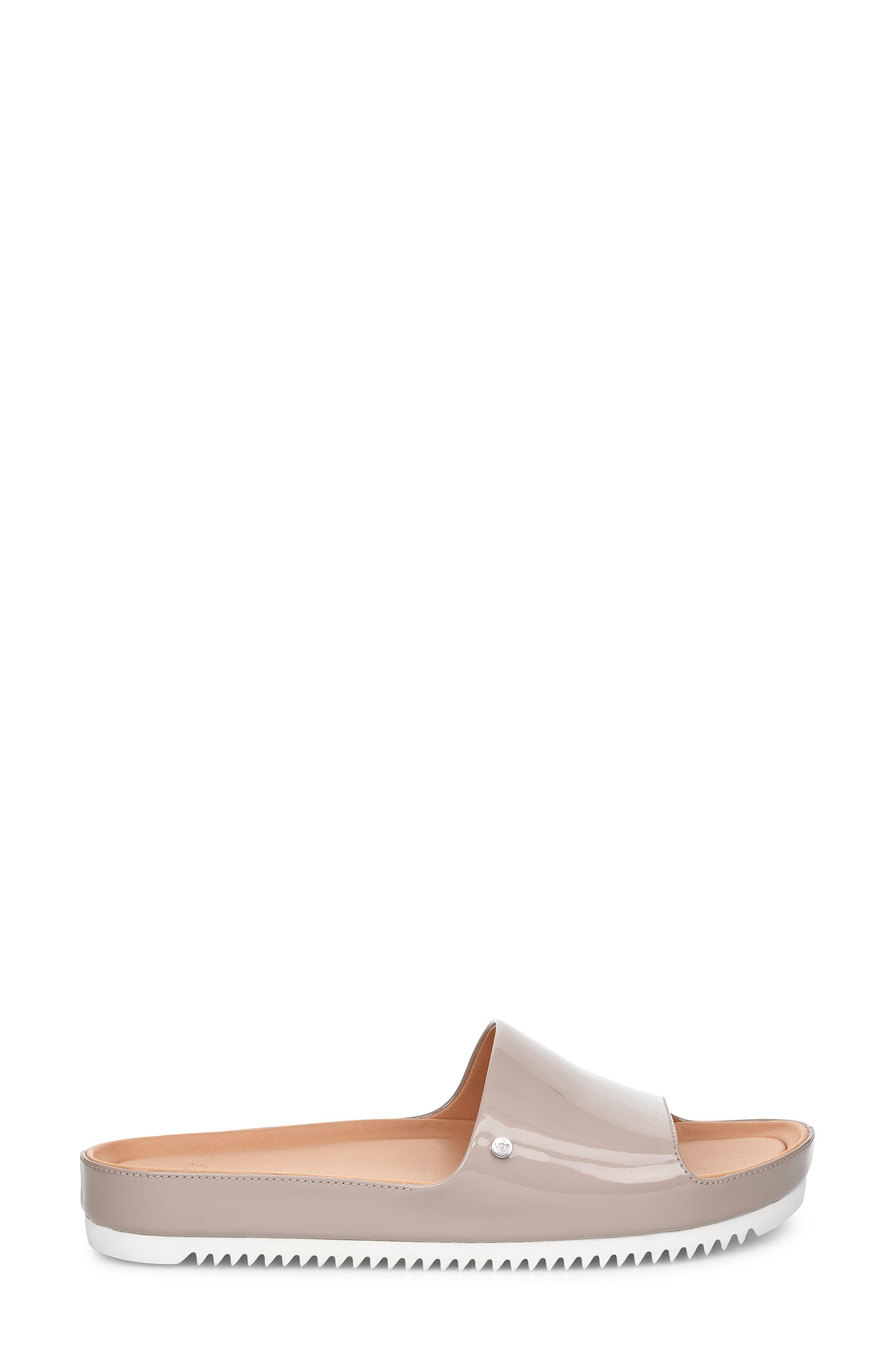 Jane Platform Slide Sandal, Alternate, color, OYSTER LEATHER