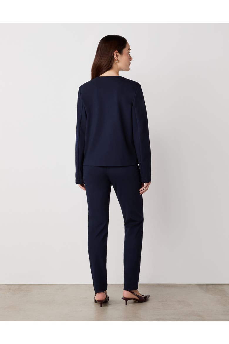 Imogen Ponte Jersey Jacket, Alternate, color, Navy