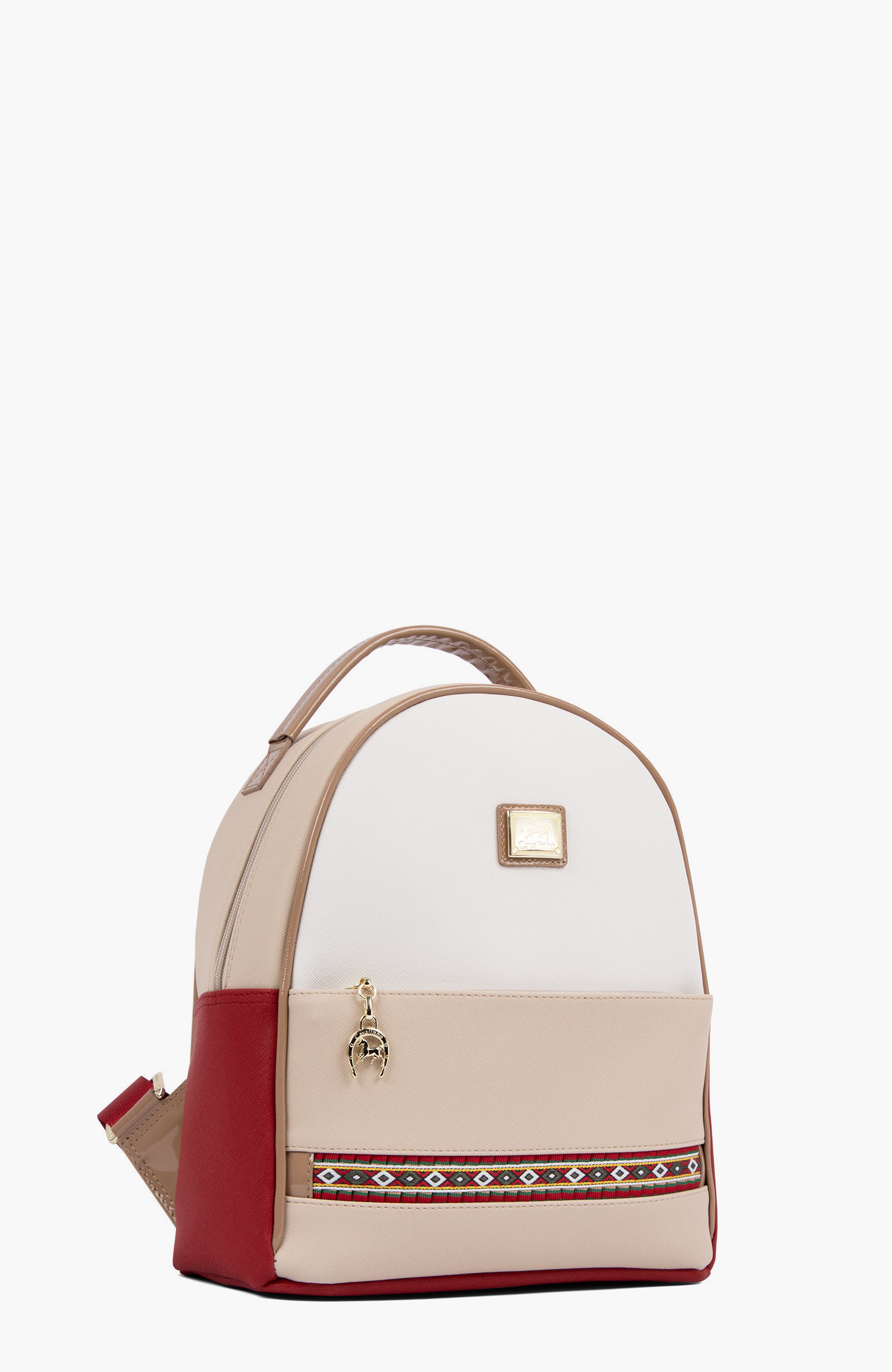 Twist 207 Backpack, Alternate, color, Red / White / Beige
