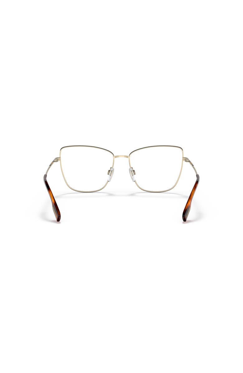 Burberry 55mm Cat Eye optical glasses, Alternate, color, Gold