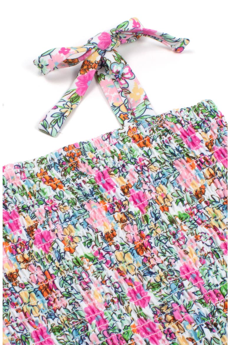 Kids' Lib Smocked One-Piece Swimsuit, Alternate, color, MULTI