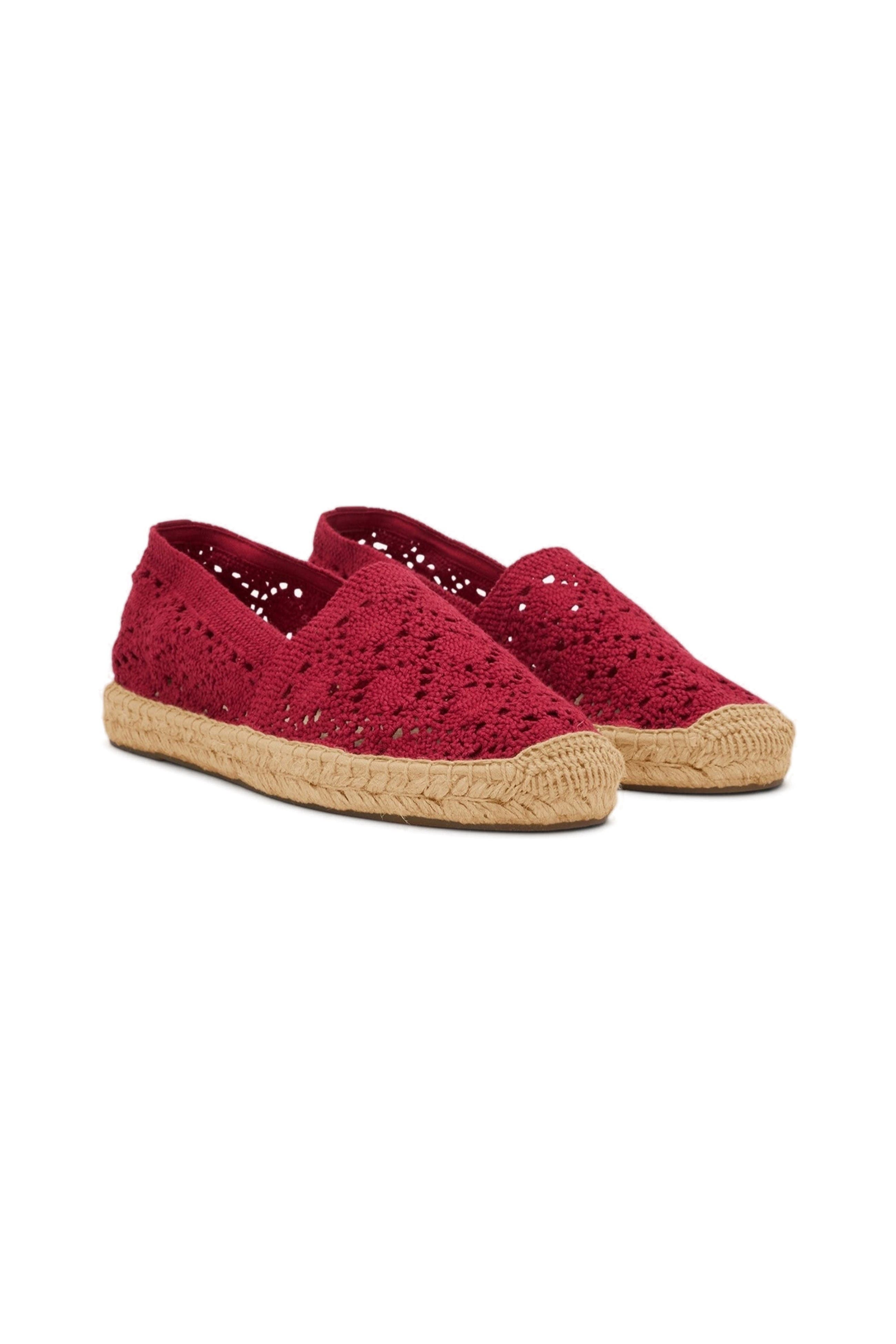 The Original Crochet Espadrille, Alternate, color, Reef Red
