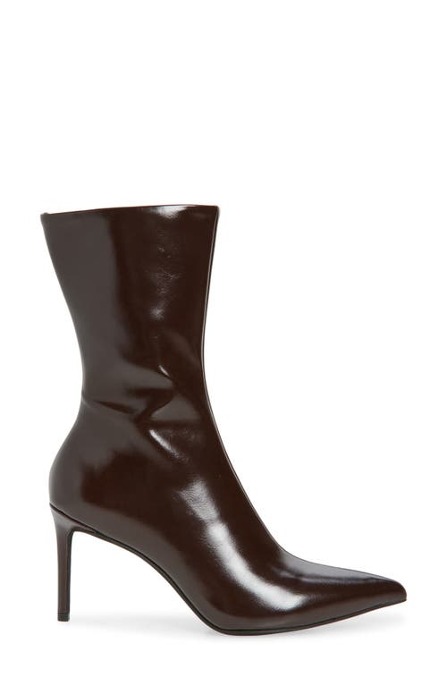 Jeffrey Campbell Everynight Pointed Toe Bootie In Brown