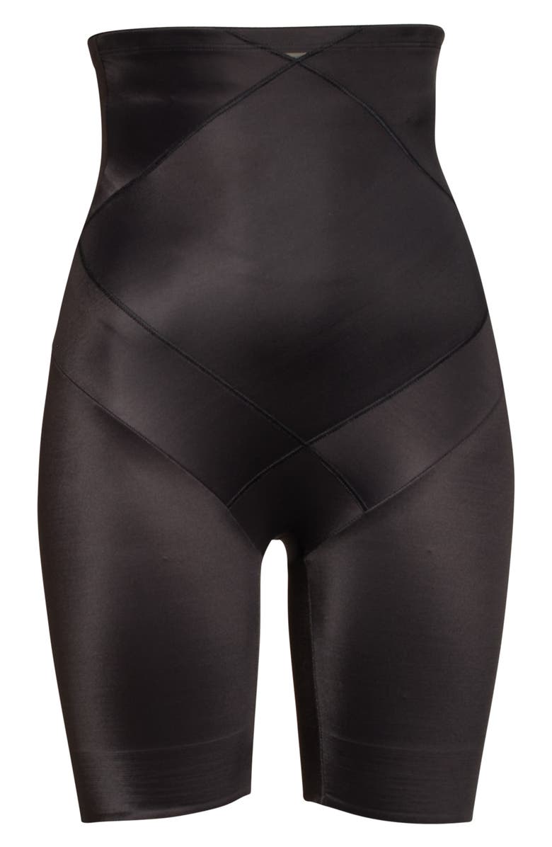 Miraclesuit<sup>®</sup> Tummy Tuck High Waist Thigh Slim Shaper, Alternate, color, Black
