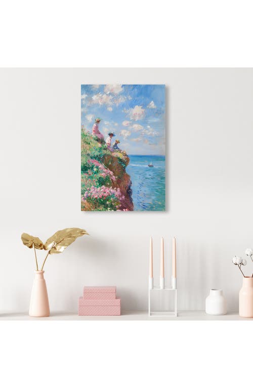 Wynwood Studio By The Seaside Canvas Wall Art In Blue