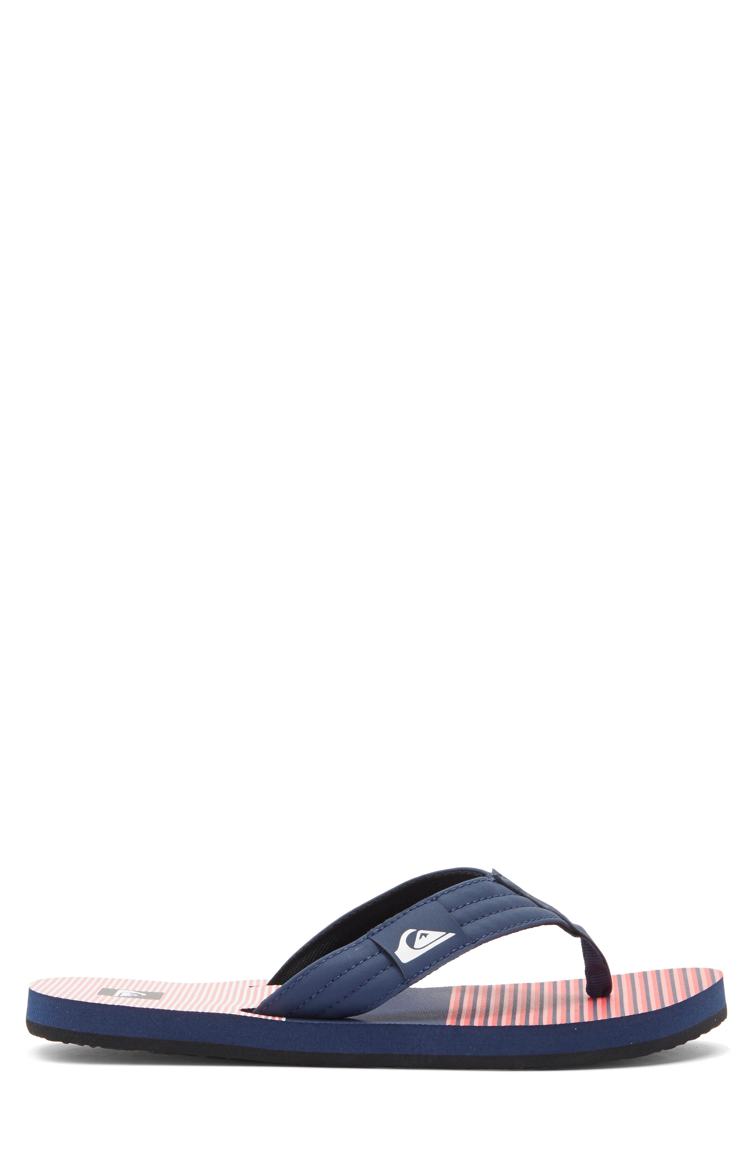 Foundation Flip Flop, Alternate, color, BLUE RED