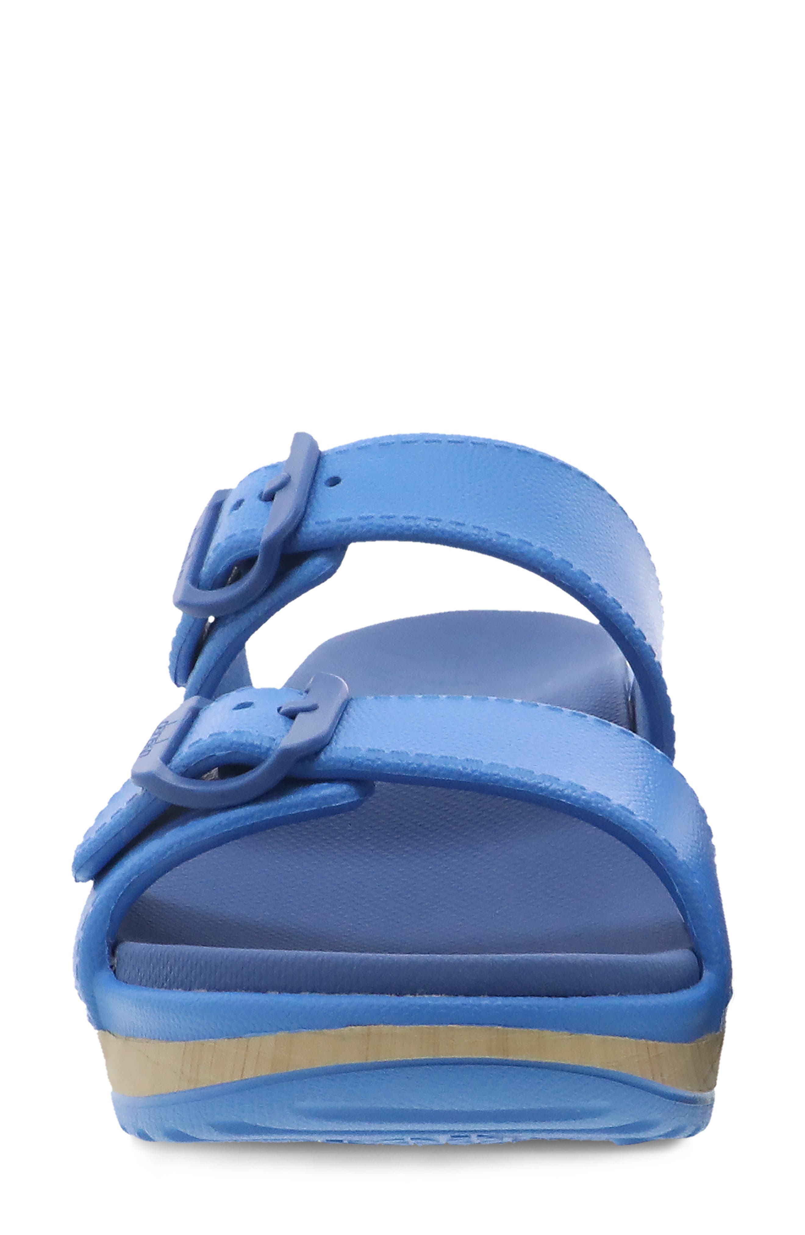 Dansko Kandi Slide Sandal, Alternate, color, Blue