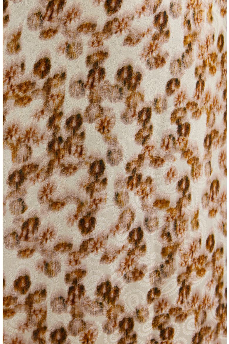 Lisanne Jacquard Midi Skirt, Alternate, color, OCHRE