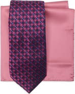 Ted Baker London Silk Blend Tie & Pocket Square Box Set