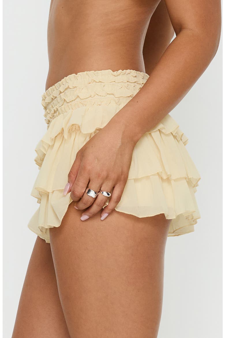 Iluminada Frilled Skort, Alternate, color, YELLOW