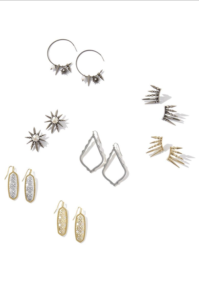 Kendra Scott Sophee Textured Drop Earrings, Alternate, color, 