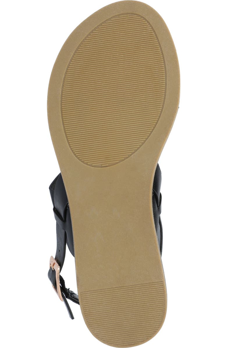Journee Collection Lavine Sandal - Wide Width, Alternate, color, Black