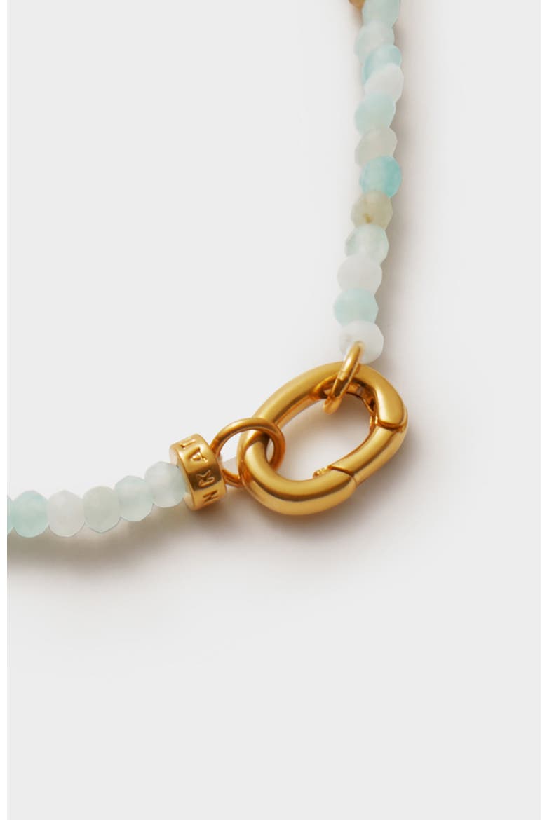 Amazonite Necklace, Alternate, color, Gold