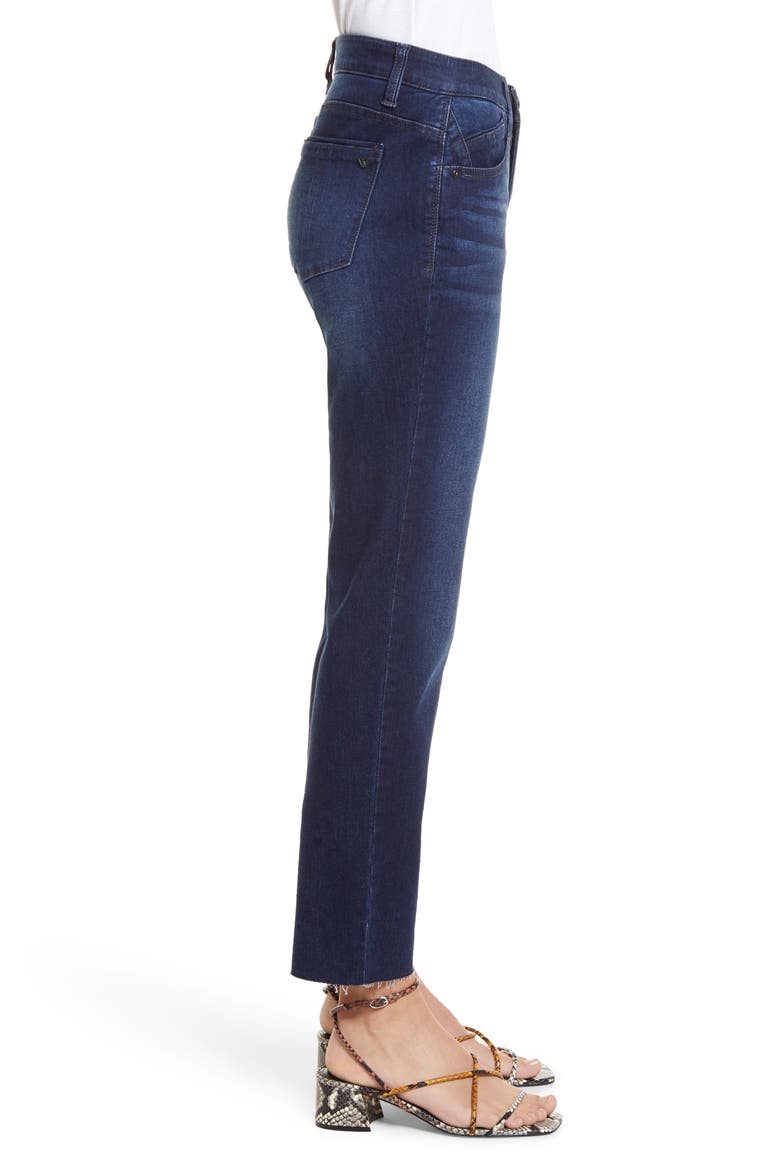 Ab-Solution Slim Fit Raw Hem Straight Leg Jeans (Nordstrom Exclusive), Alternate, color, IN INDIGO