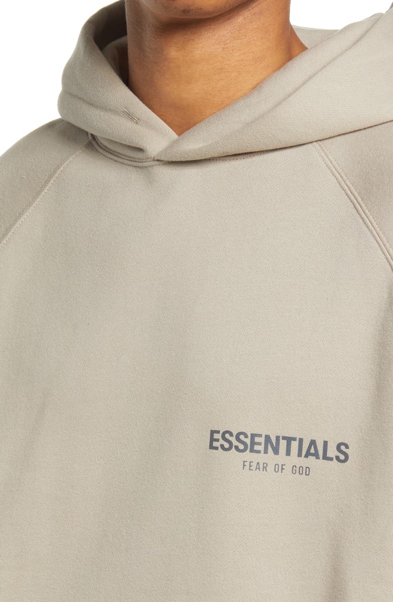 Fear of God Essentials Cotton Blend Pullover Hoodie, Alternate, color,