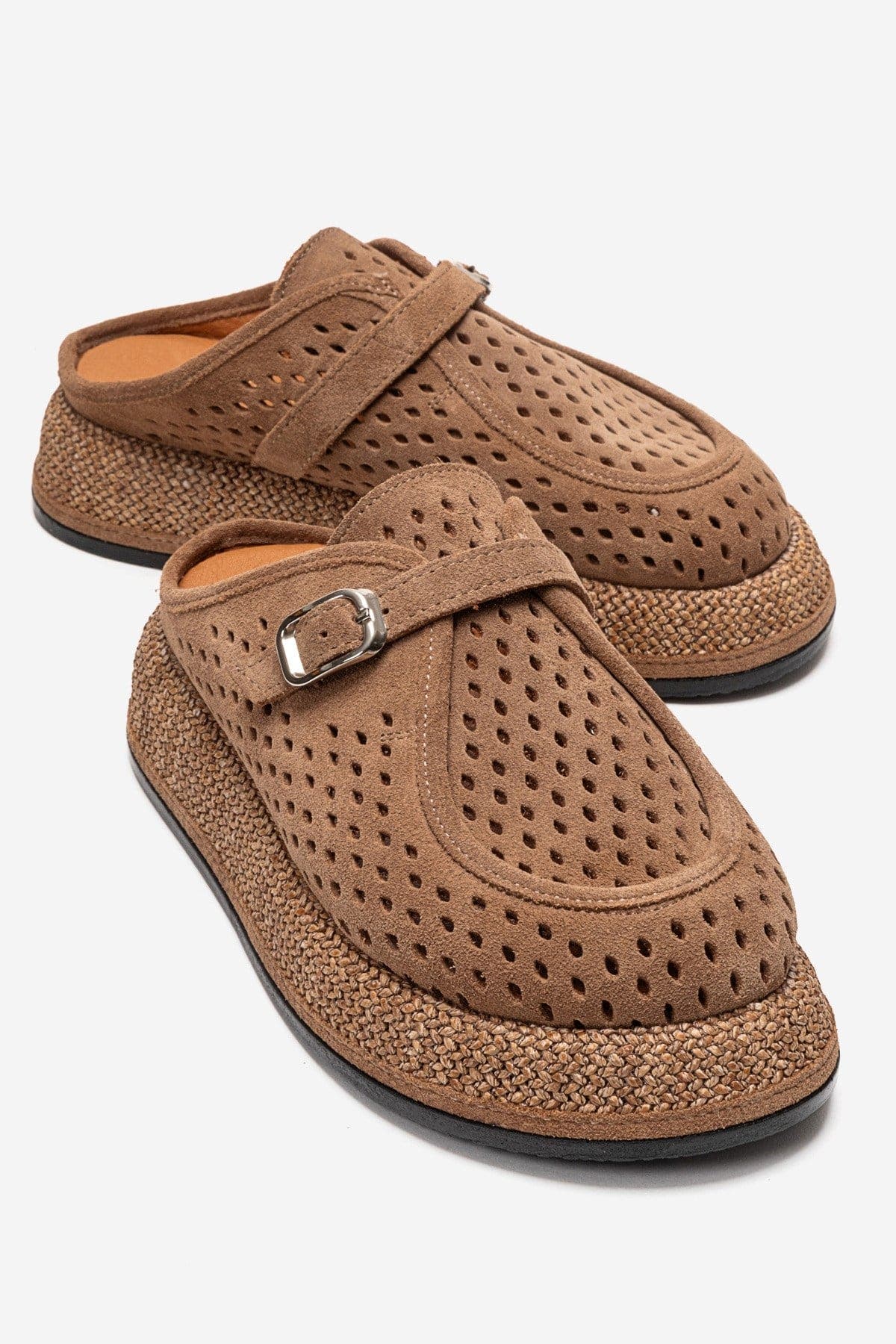 Forever & Always Shoes Vone Leather Mule, Main, color, Cognac Suede